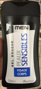 Auchan Gel Douche Peaux Sensibles Visage Corps Men
