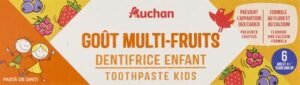 Auchan, Kids Dentifrice enfant multi-fruits 6 ans et +