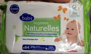 Auchan Lingettes naturelles