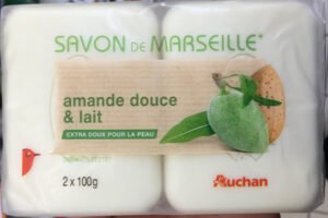 Auchan Savon de Marseille Amande douce & lait
