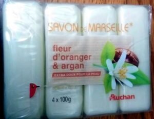 Auchan Savon de Marseille fleur d’oranger et argan