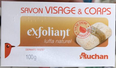Auchan Savon Visage & Corps Exfoliant Luffa Naturel