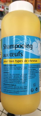 Auchan Shampooing aux oeufs