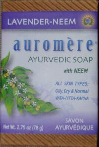 Auromere Ayurvedic Soap with Neem: Lavender-Neem