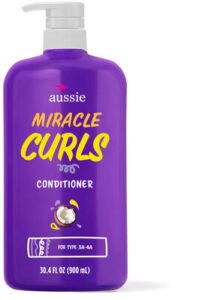 Aussie Miracle Curls with Coconut and Jojoba Oil and Paraben Free Conditioner