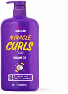 Aussie Miracle Curls with Coconut and Jojoba Oil and Paraben Free Shampoo