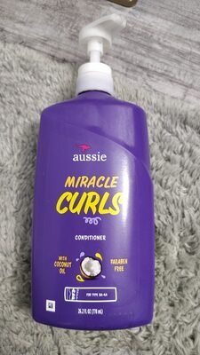 Aussie Miracle Curls with Coconut and Jojoba Paraben-Free Conditioner