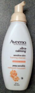 Aveeno ultra-calming sensitive skin foaming cleanser