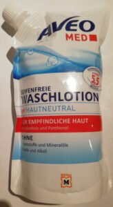 AVEO MED seifenfreie Waschlotion pH hautneutral für empfindliche Haut mit Allantoin und Panthenol