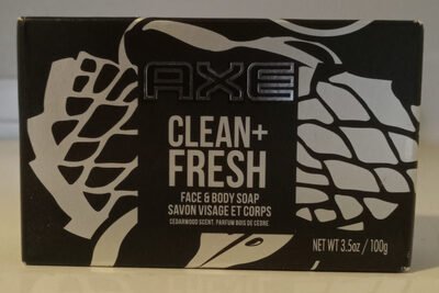 Axe Cedarwood Scent Clean + Fresh Face & Body Soap