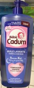 Bébé Cadum Huile lavante Bonne Nuit