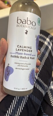 Babo Botanicals Calming Lavender Bubble Bath & Wash