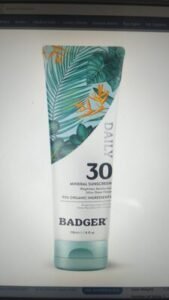 Badger Daily Mineral Sunscreen with Zinc Oxide, SPF 30