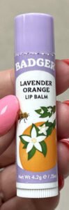 Badger Lavender Orange Lip Balm