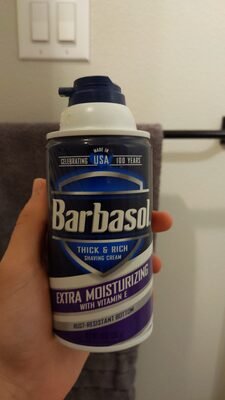 Barbasol Thick and Rich Shaving Cream Extra Moisturizing