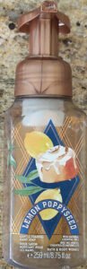 Bath & Body Works Lemon Poppyseed Gentle Foaming Hand Soap with Natural Essential Oils