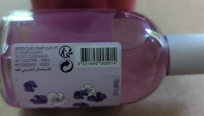 Berdoues parfums et cosmétiques eau de toilette L’originale Violettes de Toulouse