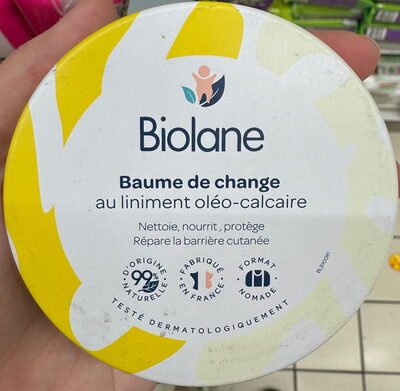 Biolane Baume de change au liniment oléo-calcaire
