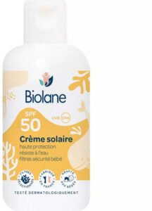 BIOLANE Crème solaire haute protection pour bébé SPF50