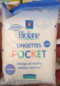 Biolane, Laboratoires Biopha Lingettes pocket visage et mains
