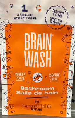 Brain Wash Solutions Bathroom Cleaner Refill Pod (makes 750 ml spray).