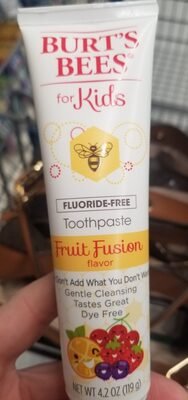 Burt’s Bees Burt’s Bees for kids fluoride-free toothpaste