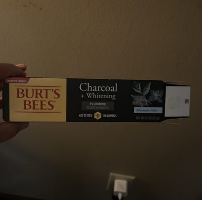 Burt’s Bees Charcoal + Whitening Fluoride Toothpaste