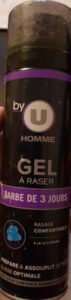 by U homme Gel a raser barbe de 3 jour