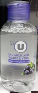 By U, Système U Eau micellaire visage & yeux à l’extrait de myrtille