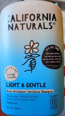 California Naturals Light & Gentle Anti-Irritation Sensitive Shampoo