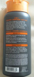 cantu, cantu Men’s Collection Shea Butter 3 in 1 Shampoo Conditioner Body Wash