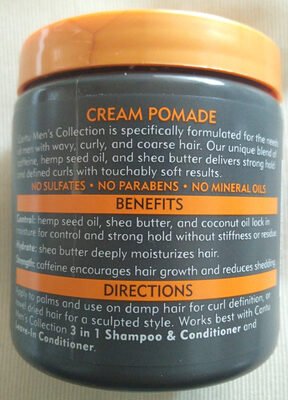 cantu, cantu Men’s Collection Shea Butter Cream Pomade