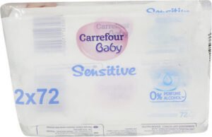 Carrefour, Carrefour baby Lingettes épaisses Sensitive (lot x2 paquets)