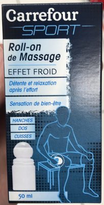 Carrefour, Carrefour Sport Roll-on de massage effet froid Hanches Dos Cuisses