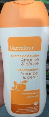 Carrefour Crème de douche Amande & pêche nourrissante