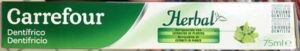 Carrefour Dentifrice Herbal