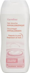 Carrefour Gel douche hypoallergénique peaux sensibles