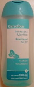 Carrefour Gel douche menthe