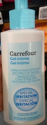 Carrefour Gel intime enrichi aux extraits naturels de sauge – Spécial irritation