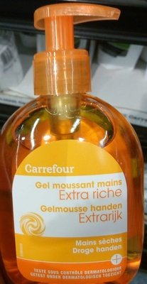 Carrefour Gel moussant mains Extra Riche