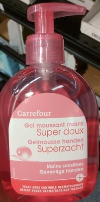Carrefour Gel moussant mains Super Doux