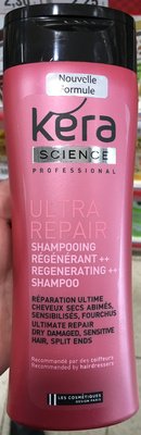 Carrefour, Kéra Science, Kéra Science Professional, Les Cosmétiques Design Paris Ultra Repair Shampooing régénérant