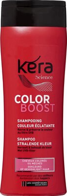 Carrefour, Kéra Science, Kéra Science Professional, Les Cosmétiques Design Paris Color Boost Shampooing éclat absolu