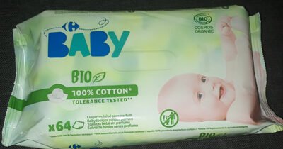 Carrefour lingettes 100 % coton bio Carrefour Baby