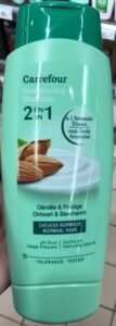 Carrefour Shampooing 2 en 1 à l’amande douce