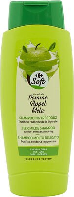 Carrefour Shampooing à la pomme cheveux gras