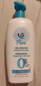 Carrefour, Soft Pure Carrefour Gel Douche peaux sensibles