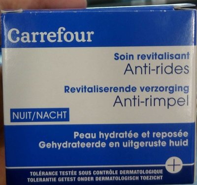 Carrefour Soin revitalisant anti-rides Nuit