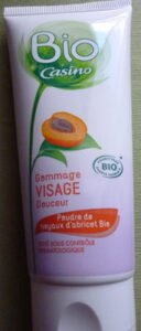 Casino, Casino Bio Gommage visage douceur bio poudre de noyaux d’abricots bio