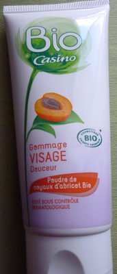 Casino, Casino Bio Gommage visage douceur bio poudre de noyaux d’abricots bio